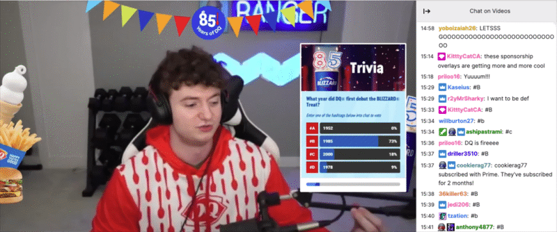 DQ Canada Twitch 85 anniversary